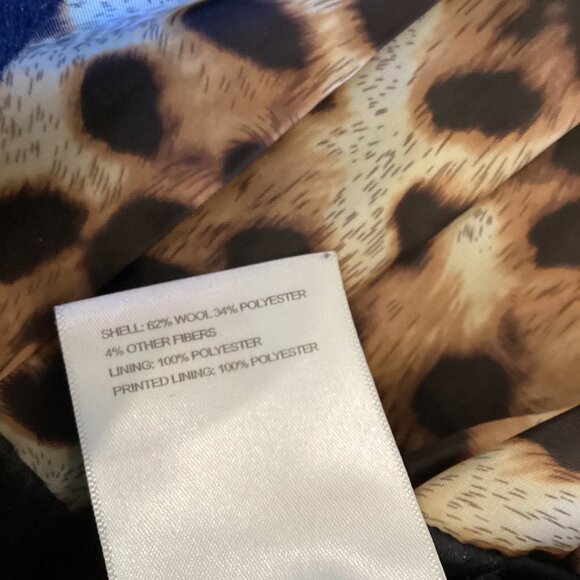 Laundry By Shelli Segal Coat Size Large Double Breasted Fit &‎ Flare Wool Blend - Picture 11 of 11